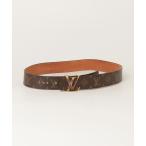 「LOUIS VUITTON」 モノグラム LVバックル ベルト - ブラウン レディース