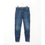 「American Eagle」 加工デニムパンツ X-SMALL ブルー レディース