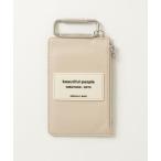 「beautiful people」 カードケース FREE ベージュ レディース