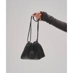 ハンドバッグ Drawstring Leather Bag