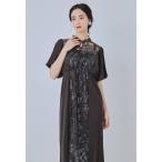 ショッピングスパンコール ドレス スパンコール刺繍レースドレス 結婚式 成人式 二次会 同窓会 入学式 卒業式 パーティードレス オケージョンドレス お呼ばれワンピース