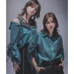 ブラウス シャツ 2WAYイソザイオフショルシャツ(HARE) レディース