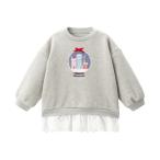 トレーナー カノコ裏起毛ロング丈BIGトレーナー キッズ 子供服 女の子