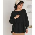 ショッピングオフショルダー ニット セーター オフショルダーペプラムニットトップス レディース