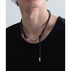 ネックレス 「MADE IN JAPAN」レザーフックショートネックレス(HARE) メンズ