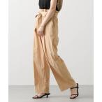 パンツ ベルト付ピンタックＨＷパンツ レディース