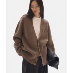 カーディガン Wool Ribknit Cardigan レディース