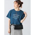 tシャツ メガネ刺繍Tシャツ レディース