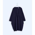 ワンピース 「KELEN / ケレン」ウエストギャザーコクーンシルエットワンピース