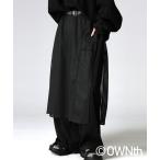 パンツ メッシュ切替 ワイドパンツ レディース