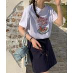 tシャツ フードイラストTシャツ レディース