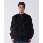 ショッピングジレ ベスト ジレ LONG HAIR MOHAIR VEST ”CHEWIE メンズ レディース