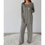 パジャマ ルームウェア 「袖丈が選べる」 カップ付き パジャマ上下セット レディース