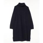 「e-zakkamania stores」 ニットワンピース M ネイビー レディース