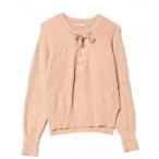 [BAYFLOW] длинный рукав вязаный 3 Brown женский 