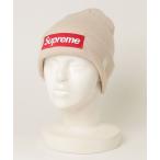 「Supreme」 刺繍ニットキャップ「NEW ERAコラボ」 - ベージュ メンズ