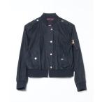 「BURBERRY BLUE LABEL」 ジップアップブルゾン 38 ネイビー レディース
