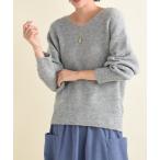 「INTERPLANET」 Vネックニット FREE グ