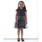 ワンピース 「リンク」チェーン刺しゅうチュールワンピース(キッズ) キッズ 子供服 女の子