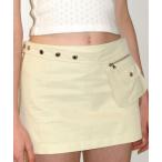 スカート CRANK／ポケットベルトミニ