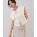 tシャツ ビッグカラーサマーニットトップス レディース