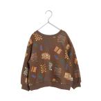 トレーナー  ゼンブがオモテ パッチワーク総柄トレーナー80〜140cm キッズ 子供服 男の子 女の子