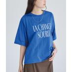tシャツ フロッキープリントＴシャツ レディース