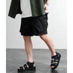 カーゴパンツ Audience オーディエンス 綿ナイロンキャンバスサイドドローコードワイドカーゴショーツ AUD3641 メンズ レディース