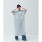 シャツワンピース オリエンタルシャツワンピース