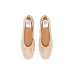 バレエシューズ パンプス 羊革スエード フラット バレエシューズ