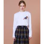 ショッピングベア tシャツ スーピーコットン ベア刺繍ロンT レディース