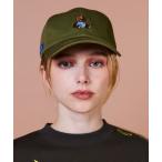 キャップ 帽子 ベアロゴ刺繍ベースボールキャップ レディース