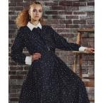 ショッピングサテン ブラウス シャツ ポリエステルサテン 星柄シャツ レディース