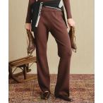 ショッピングフルコース パンツ ヴィスコース リブパンツ レディース