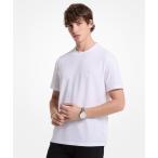 tシャツ コットンブレンド ピケ Tシャツ メンズ