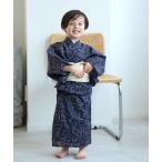 ショッピングキッズ浴衣 浴衣 キッズ浴衣3点セット 男の子 ニコアンティーク 紺地に干支 キッズ 子供 女の子