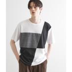 tシャツ ブロック切替半袖Tシャツ メンズ