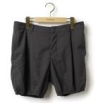 「PRADA」 ショートパンツ 40 グレー レディース