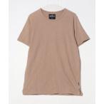 「Hollister」 ワンポイント半袖Tシャツ M ベージュ メンズ