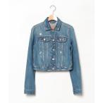 「Hollister」 デニムジャケット M ブルー レディース