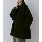 ショッピングmiddle 「flaner」 ステンカラーコート LARGE ブラック レディース