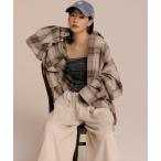 「SNIDEL」 長袖ネルシャツ FREE ベージュ レディース