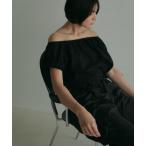 tシャツ Gather Offshoulder Tops レディース