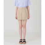 パンツ コンパクトツイルショートパンツ レディース