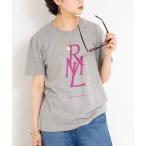 tシャツ RML フロッキープリントTシャツ レディース
