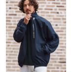 ブルゾン アウター mj10864-cotton like nylon jacket with logo print スタンドカラージャケット メンズ