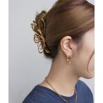 ヘアクリップ メタルリボンバンス