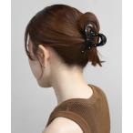 ヘアクリップ ドット柄リボンバンス