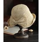 帽子 ハット pur chouchou/バックリボン 麦わら帽子 P4478 レディース