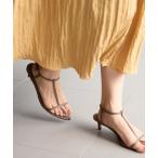 ショッピングリゾート サンダル ポインテッドストラップサンダル レディース